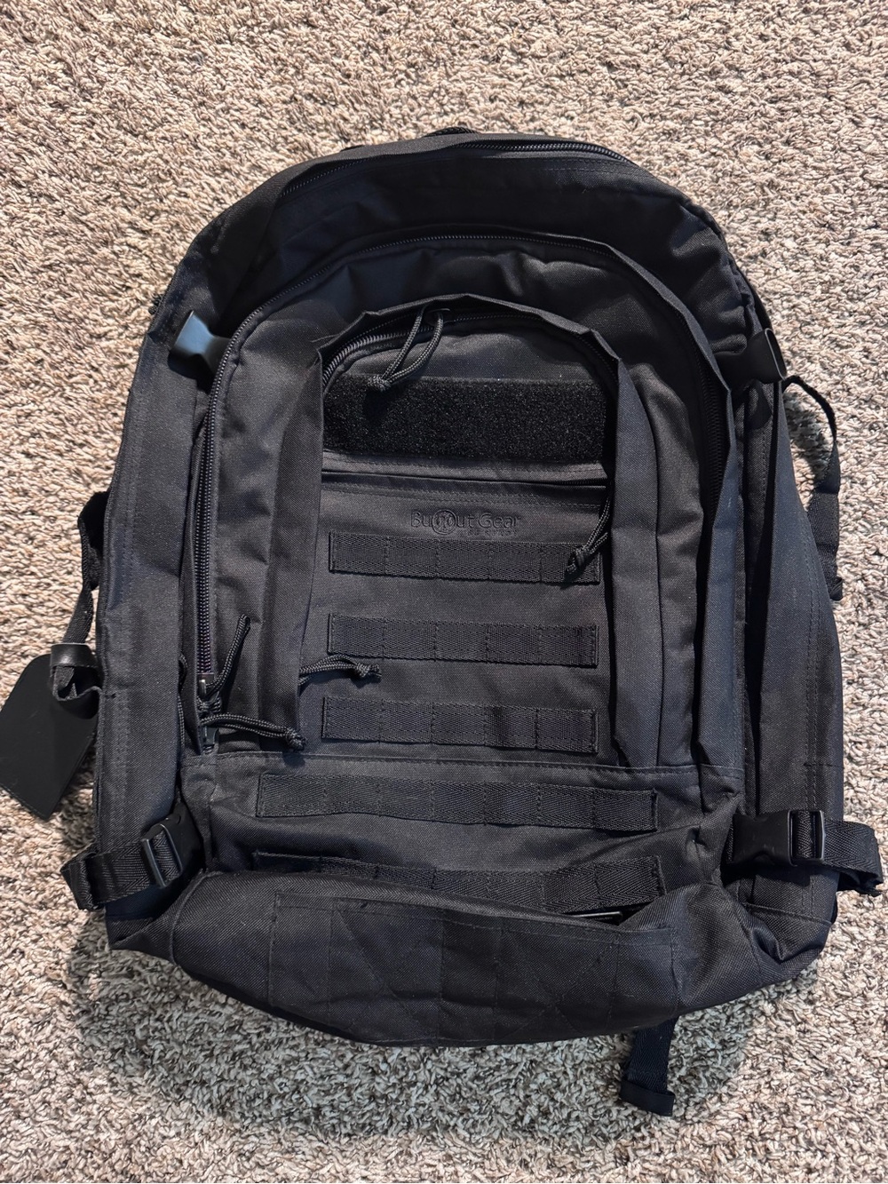 Bug out Tactical Black Men's Backpack - Durable Everyday Carry